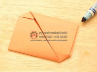 Hướng dẫn gấp giấy origami hình phong bì có chứa lời nhắn