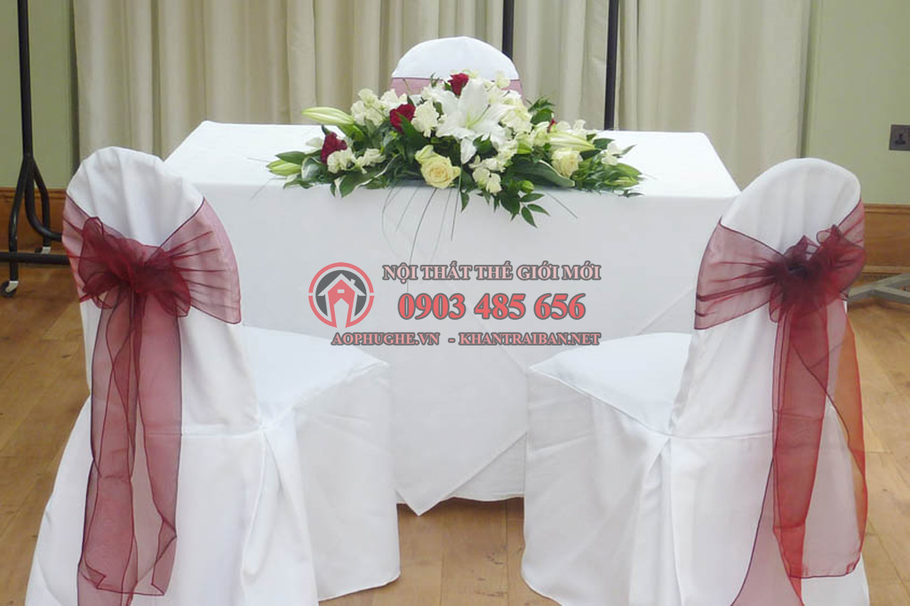 May nơ áo phủ ghế giá rẻ